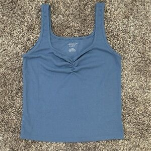 AE Cinch-Front Plush Tank Large